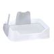 thumbnail image 5 of Inodoro para perros y mascotas con pala, orinal para perros, bandeja reutilizable para entrenamiento de cachorros, bandeja para orinal para perros de blanco, 5 of 9