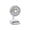 White, variant on Orangide Mini Mouse Desk Fan USB Rechargeable Candy Color Adjustable Quiet Portable Small Fan for Office Home Summer Gift Adorable Cute