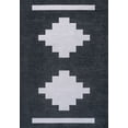 thumbnail image 3 of JONATHAN Y WASHABLE 9 x 12 Area Rug, Adriel Geometric Medallion - Navy/Light Gray, WSH111B-9, 3 of 8