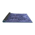 thumbnail image 2 of Ahgly Company Indoor Round Oriental Blue Traditional Area Rugs, 6' Round, 2 of 4