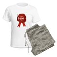 thumbnail image 5 of CafePress - A Product Of North Dakota Pajamas - Women's Short Sleeve Print T-Shirt and Pants Light Cotton Pajama Set, 5 of 7