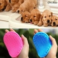 thumbnail image 3 of HPDL Pet Cats Dogs Soft Rubber Silicone Hair Fur Bath Grooming Brush Cleaning Hairr For Small Mediu Massage Tool Comb, 3 of 8