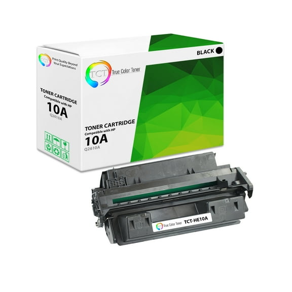 TCT 10A Toner Cartridge - Premium Compatible Replacement for 10A Q2610A Black