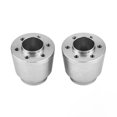 thumbnail image 2 of Adaptadores de cubo de rueda trasera de aleación de aluminio plateado con mejora de rendimiento para coche RC Axial Rock Racer 90026, 2 of 8