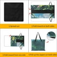 thumbnail image 3 of Tropical Leaves Outdoor Picnic Blanket, Foldable Waterproof Beach Mat, Portable Beach Blanket for Beach Camping, Hiking, Family Concerts, 3 of 7