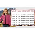 thumbnail image 5 of Lutiedan Girls Bomber Jacket Zip Up Waterproof Lightweight Windbreaker Jacket Casual Baggy Windproof Jacket with Pcoket Size 5-16, 5 of 7