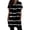 Black, variant on Duoif Women's Casual V Neck Short Sleeve Dress Loose Fit T Shirt Dress with Pockets Black L