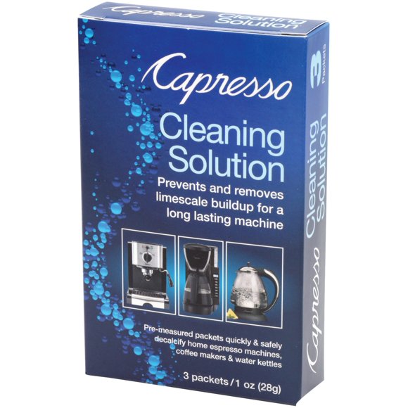 Solución limpiadora Capresso 640.13, 3 paquetes, 28 ml