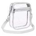 thumbnail image 1 of Feltree Sac de Poitrine Transparent en PVC Sac de Rangement à Bandoulière Décontracté pour Hommes et Femmes, 1 of 8