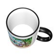 thumbnail image 3 of Taza de cerámica de Looney Tunes para hombres y mujeres, linda taza de café y agua para las vacaciones de Navidad, diseño único con asa para la oficina en casa, taza de café y té decorativa para, 3 of 5