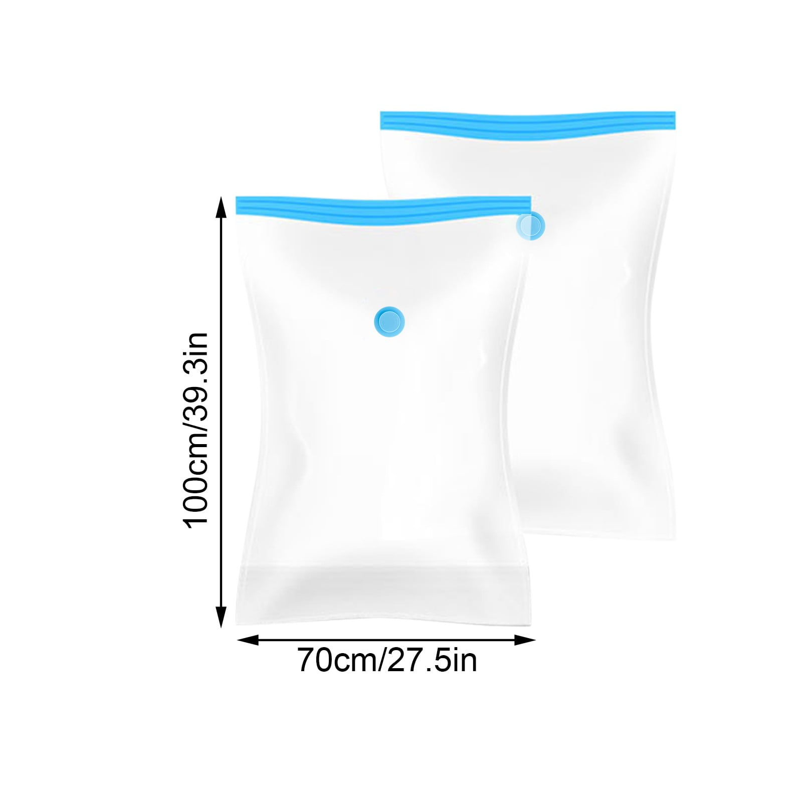 1pc Vacuum Compressed Storage Bag, Extra Large Size For Clothes