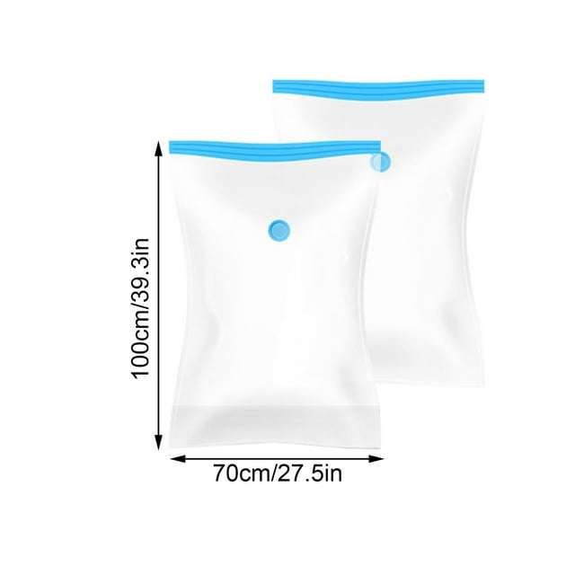 EGNMCR Organisateurs et Rangement de Garde-Robe, Malles de Rangement et Sac 1 Pce Sac de Rangement sous Vide Gain de Place Compressé Voyage Réutilisable Grand-Économiseur Économie de Rangement