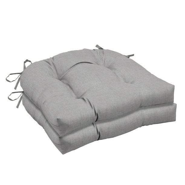 Outdoor Tufted Seat Cushion, Wicker Patio Seat Cushions