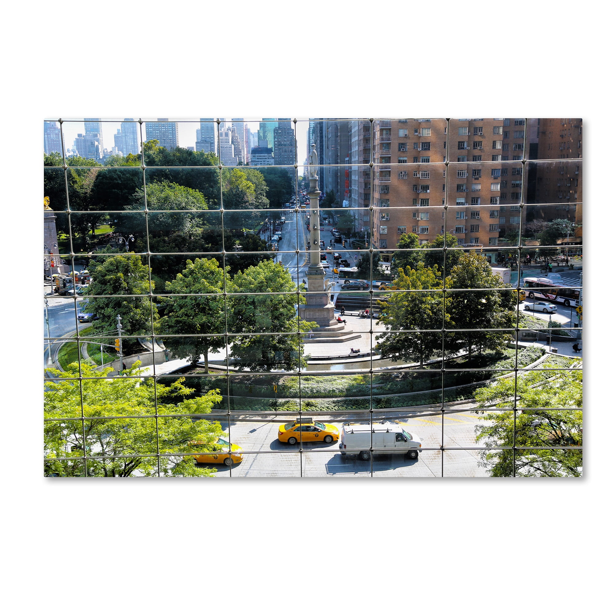 Trademark Fine Art "Columbus Circle" Canvas Art by CATeyes