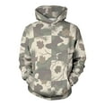 thumbnail image 2 of Craaazy Camo Hoodies for Women Men, Maple Leaf Print Oversized Hooded Sweatshirt Long Sleeve Fleece Pullover With Pocket Gifts, 2 of 8