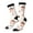 3 Black, variant on Milk Tea Crew Socks for Men & Women, Breathable Casual Athletic Ankle Socks