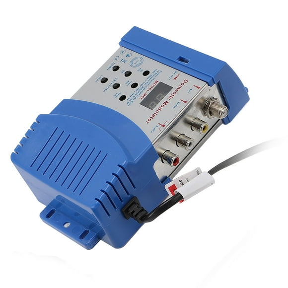 RF Modulator, Audio Video TV Converter, AV to RF Modulator for Home TV Satellite Receivers, Cameras, Video Game Consoles, CCD Cameras, VCRs, DVD Players
