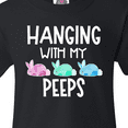 thumbnail image 4 of Inktastic Easter Hanging with My Peeps Pastel Bunnies Youth T-Shirt, 4 of 5