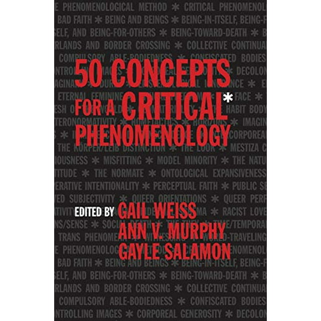 50 Concepts pour une Phénoménologie Critique