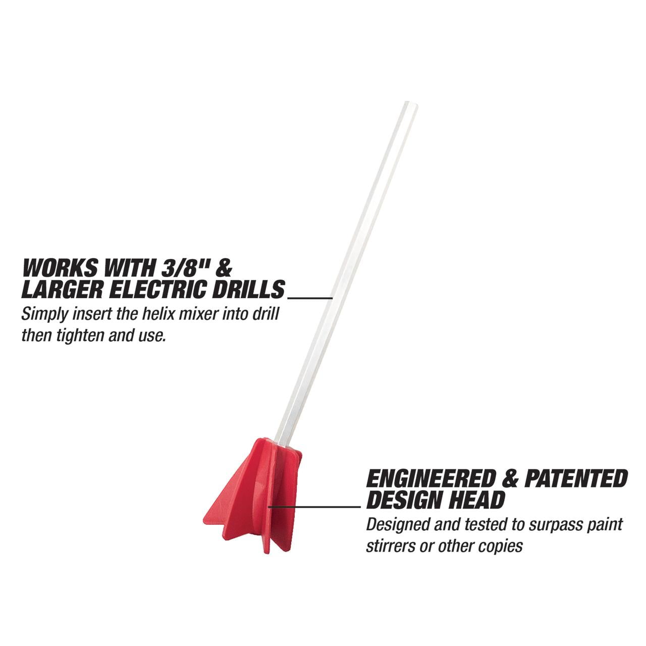 Hyper Tough 1 Quart Helix Paint Mixer