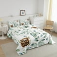 YST Girls Kawaii Animal Queen Bedding Sets Cute Sloth Comforter Set