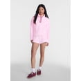 thumbnail image 2 of No Boundaries Faux Shearling Plush Pullover, Women's & Women’s Plus XXS-4X, 2 of 6