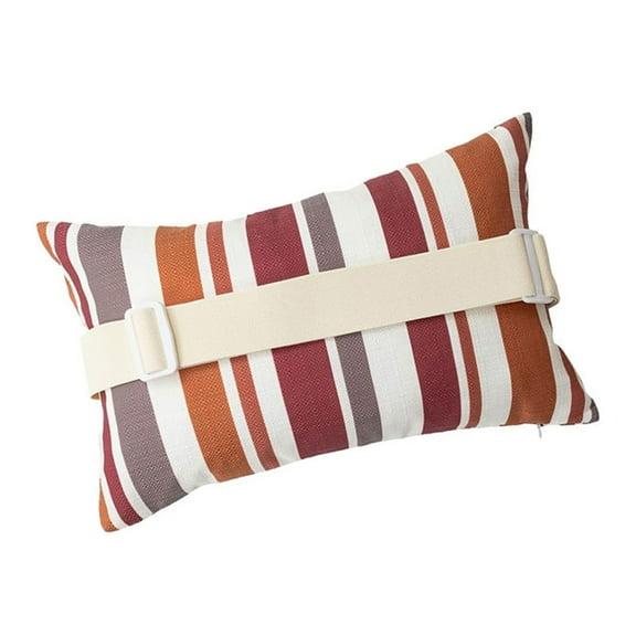 Outdoor Pillow for Chaise Lounges Chair Stripes Waterproofs Headrest Pillow Lumbar
