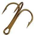 thumbnail image 1 of Wholesale 500pcs 2/4/6/8/10/12/14# Treble Fishhooks High Carbon Steel Special for Feather Barbed Pesca Fhising Hooks 3 ColorsAuburn4 He Qiyong unisex, 1 of 1