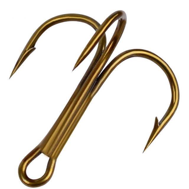 Wholesale 500pcs 2/4/6/8/10/12/14# Treble Fishhooks High Carbon Steel Special for Feather Barbed Pesca Fhising Hooks 3 ColorsAuburn4 He Qiyong unisex