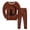 Brown&&100, variant on Girls Pajama Set Cartoon Graphic Short Sleeve Pjs Tops Pants Loungewear Sets Cozy Nightwear Sleepwear