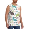 thumbnail image 2 of Balery Easter Rabbit Camisetas sin mangas para hombre, absorbe la humedad y protege contra el mal olor.-Large, 2 of 7