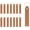 Brown, variant on 20 Pcs PU Leather Keychain Blanks Bulk Laser Engraving Key Fob Kit with Rings for DIY Supplies Gifts (Bright Red, 5.3" x 0.8") Bright Red -