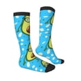 thumbnail image 3 of Balery Avocado With Glasses Fun Novelty Socks Men'S Women'S Crew Socks Funny Crazy Novelty Socks Quirky And Cool Socks, 3 of 9