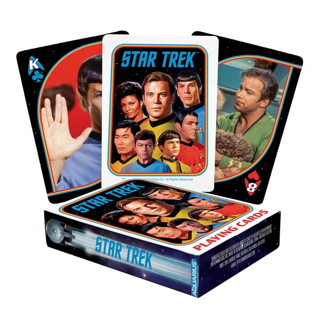 Juego de cartas AQUARIUS con temática de la serie original de Star Trek