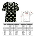 thumbnail image 2 of Martini Lime Pattern Women's Short Sleeve Tops Casual Blouses T Shirt, 2 of 6