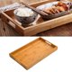 thumbnail image 1 of Bandeja Rectangular para Servir Perfecl de Bambú 36x23x4cm con Asas, 1 of 8