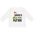 thumbnail image 3 of Inktastic Daddy Little Putter Mini Golf Boys or Girls Long Sleeve Toddler T-Shirt, 3 of 5