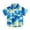 Blue, variant on MUXiin 3t Boy Shirts Basic Tee Button Collar Solid Color Boys Hawaiian Shirt Short Sleeve Gentleman Tops Cotton Shirt Toddler To Big Kid