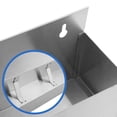 thumbnail image 4 of GRIDMANN 22" Double Tier Speed Rail, Stainless Steel Liquor Bottle Rack for Bars, 4 of 7