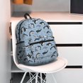thumbnail image 5 of Honeii Dolphins Print School Backpack,Casual Lightweight Travel Rucksack Daypack,Backpacks for College High, 5 of 6
