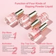 thumbnail image 3 of Saviland Dip Powder Liquid Set - Dip Powder Nail Kit With Dip Powder Activator, Base and Top Coat, Brush Saver and Nail File for Beginners, 3 of 6