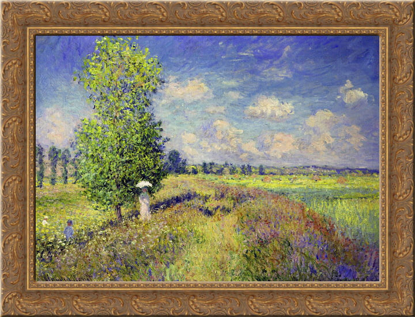The Japanese Bridge (The Bridge in Monet's Garden) 20x20 Gold
