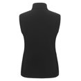 thumbnail image 2 of Women's Lightweight Fleece Softshell Vest Windproof Sleeveless Jacket Outerwear with Zipper Pockets Black XS, 2 of 8