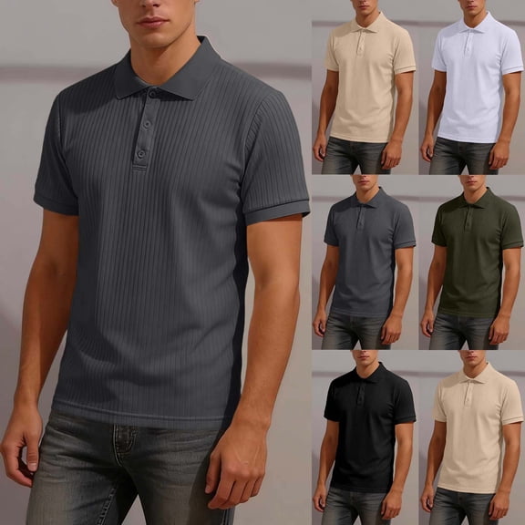 Men's Solid Button Up Shirt Polyester Spandex Quick Dry Short Sleeve Turn Down Collar Casual Fashionable Top For Daily Beach Vacation Business Casual Summer | Zenithor,Army Green L