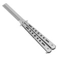 thumbnail image 3 of Peigne de Formation Pliant en Acier Inoxydable pour Salon Professionnel Brosse à Cheveux Argent, 3 of 10