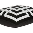 thumbnail image 3 of HomeRoots 334116 20 x 7 x 20 in. Transitional Black & White Pillow Cover with Poly Insert, 3 of 5