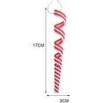 thumbnail image 4 of 6 Pcs Christmas Lollipop Ornament Plastic White And Red Candy Cane Decorations Christmas Tree Decor Pendant Christmas Party Home Decor Accessories Gif, 4 of 5