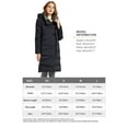 thumbnail image 6 of Orolay Women's Hooded Down Jacket Long Winter Coat Asymmetric Puffer Jacket, 6 of 6