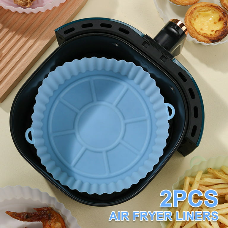 Silicone Air Fryer Pot,,Silicone Basket for Fryer Accessories
