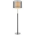 thumbnail image 2 of BF7134-Acclaim Lighting-Roosevelt - One Light Floor Lamp - 61 Inches Wide by 15.5 Inches High-Brushed Nickel/Expresso Finish-Smoke Glass Color, 2 of 3